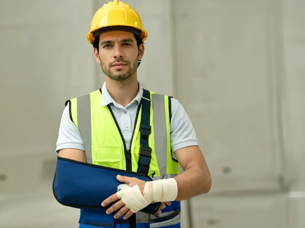 Trabajador enyesado 2